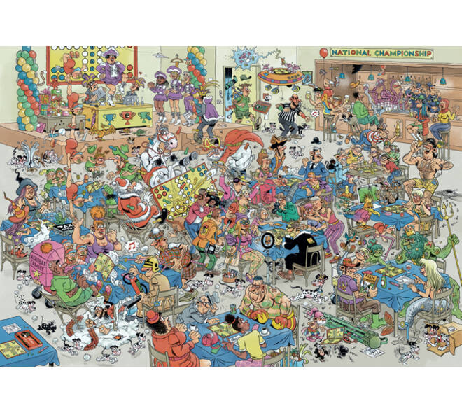 Puzzel Jan van Haasteren NK Mens Erger Je Niet 2000 st