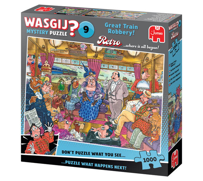 Wasgij Mystery 9 - The Great Train Robbery 1000 st