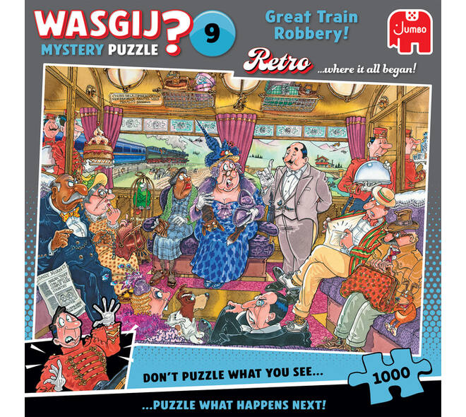 Wasgij Mystery 9 - The Great Train Robbery 1000 st