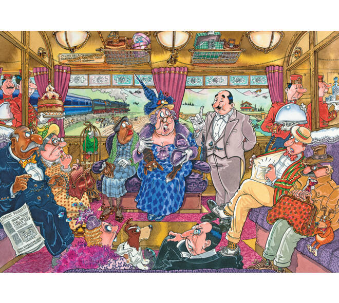 Wasgij Mystery 9 - The Great Train Robbery 1000 st