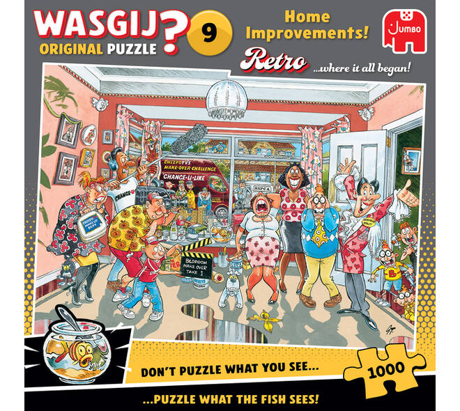Wasgij Retro Original 9 Home Improvements 1000 st