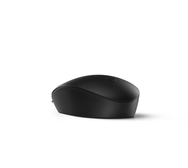 Muis HP 125 bedraad zwart