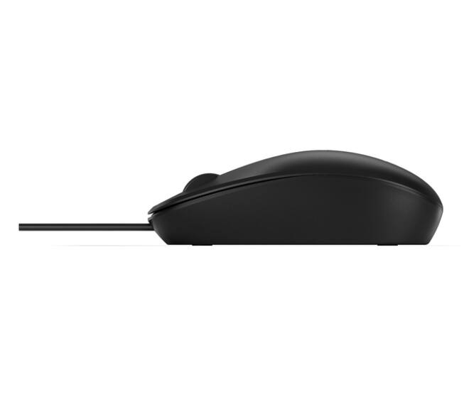 Muis HP 125 bedraad zwart