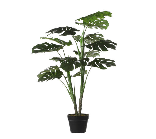 Kunstplant Mica Monstera in plastic pot 100x70cm