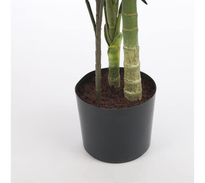 Kunstplant Mica Areca palm in plastic pot 150x100cm