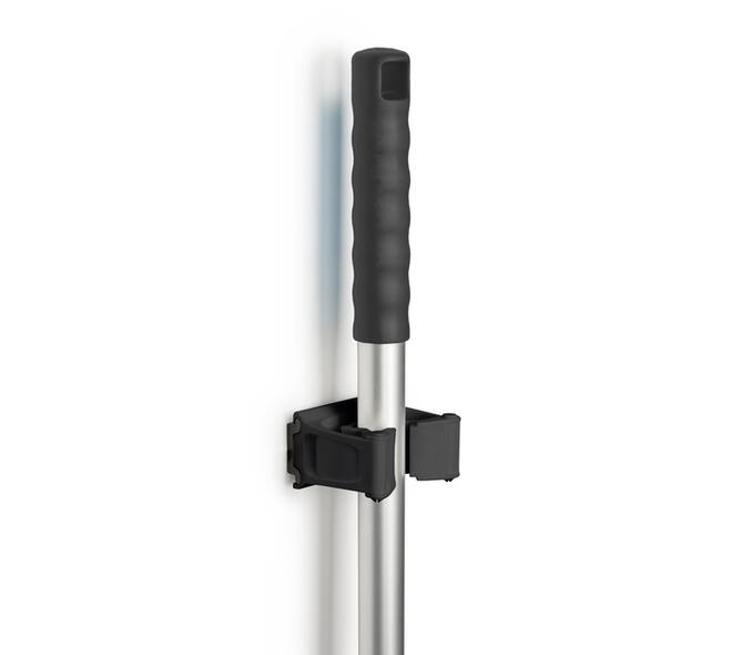Wandhouder Toolflex One 2 klemmen met adapter ø 15/35 mm zwart