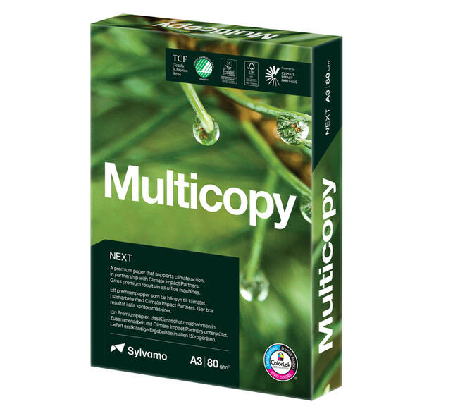 Kopieerpapier Multicopy NEXT A3 80gr wit 500 vel