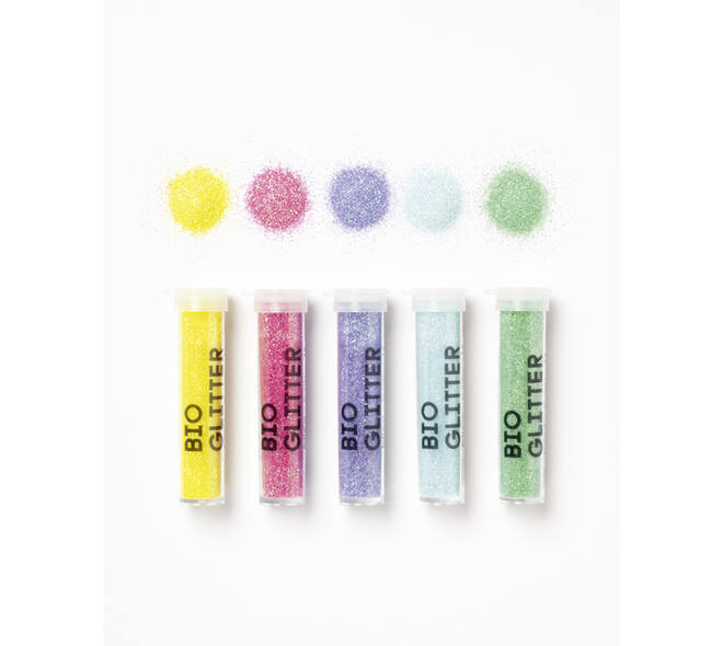 Glitterpoeder Bio Folia Rainbow 7gr 5 kleuren