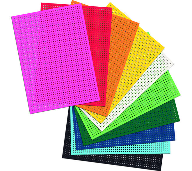 Borduurkaarten Folia 17.5 x x24.5cm 300gr 10 vel assorti