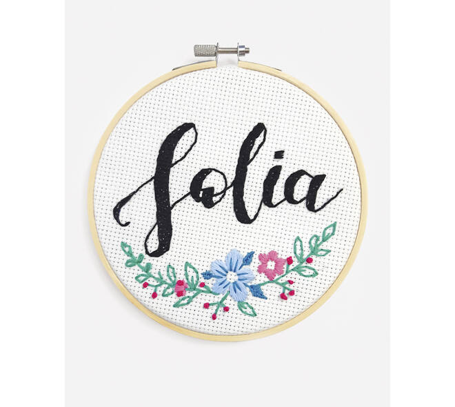 Borduurgaren Folia 10 strengen à 4m assorti