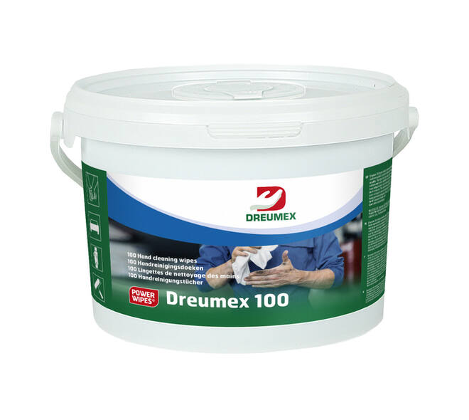 Handreinigingsdoek Dreumex 100 emmer 100 stuks wit