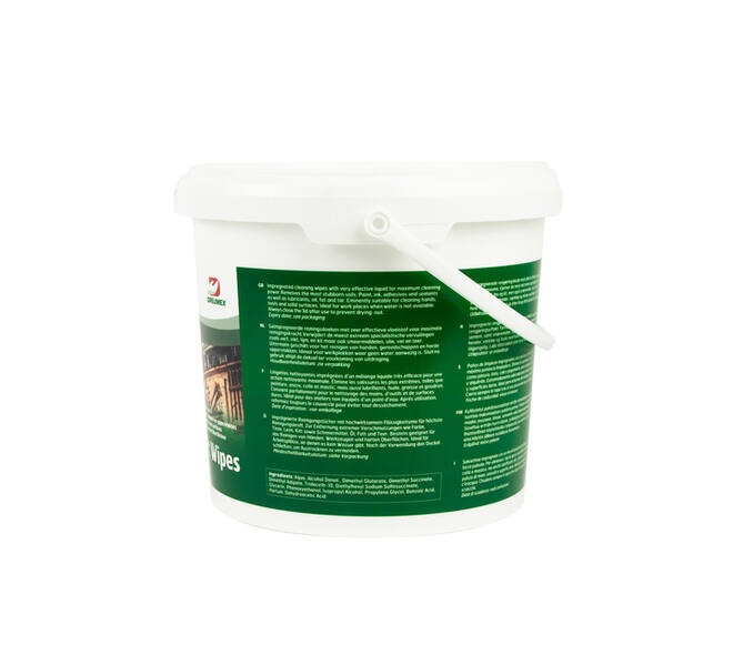 Reinigingsdoek Dreumex Expert Wipes emmer 130 stuks wit