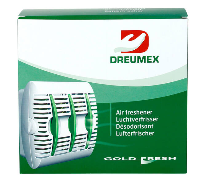 Luchtverfrisserdispenser Dreumex Gold Fresh wit