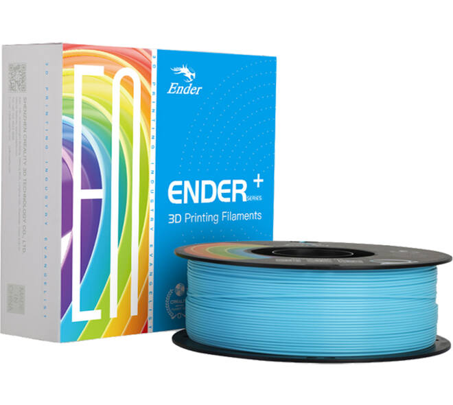 3D Filament Creality PLA+ 1.75mm blauw 1kg