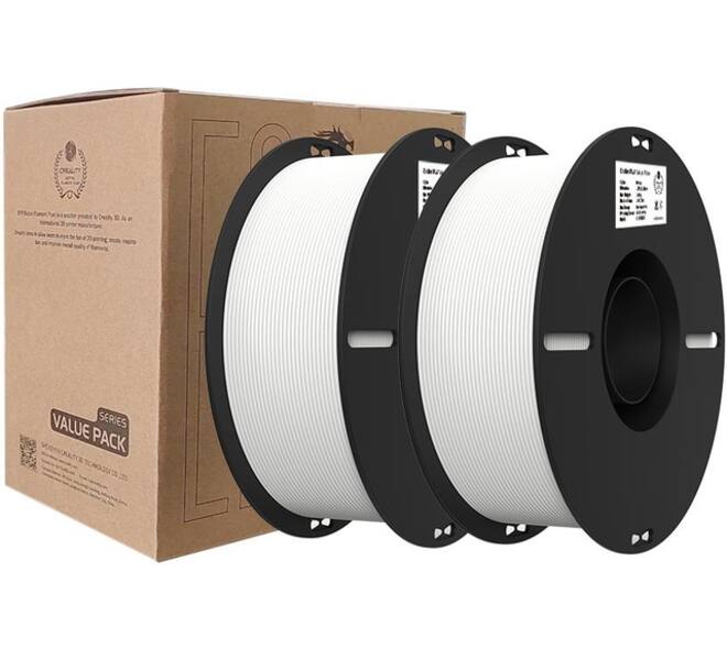 3D Filament Creality PLA 1.75mm wit  2x 1 kg