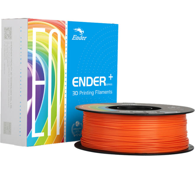 3D Filament Creality PLA+ 1.75mm oranje 1kg