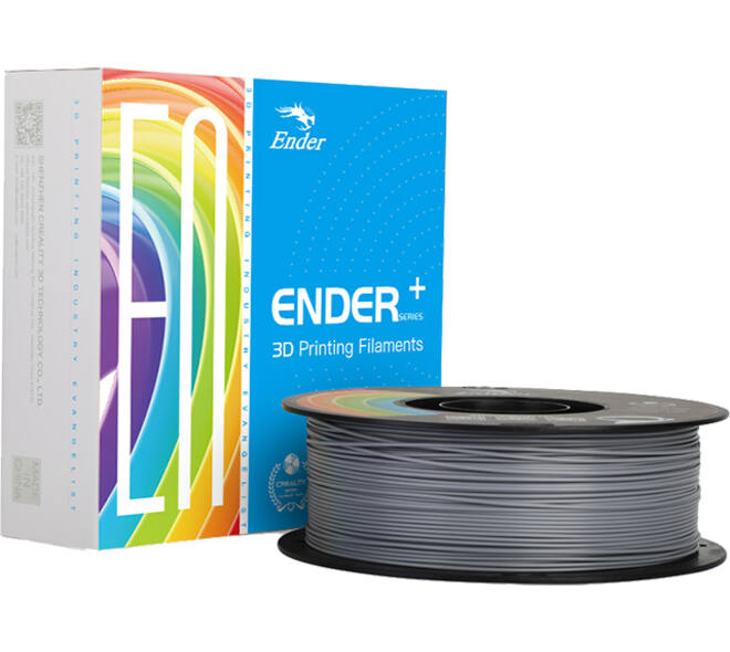 3D Filament Creality PLA+ 1.75mm grijs 1kg