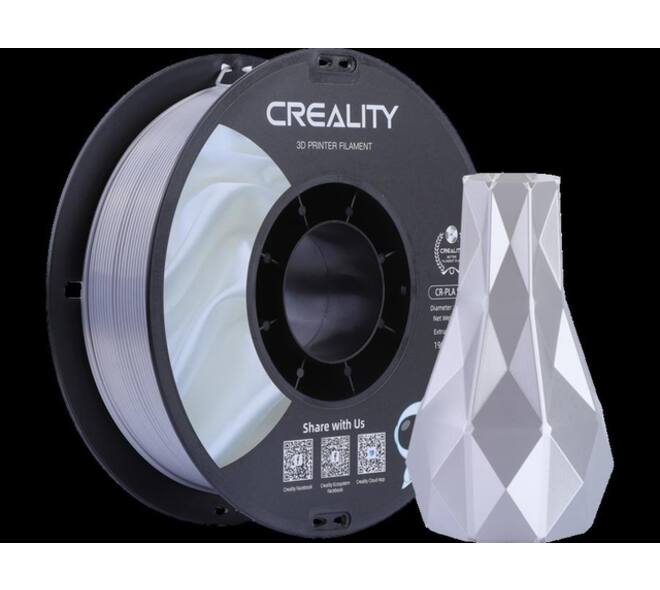 3D Filament Creality PLA 1.75mm Silk zilver 1kg