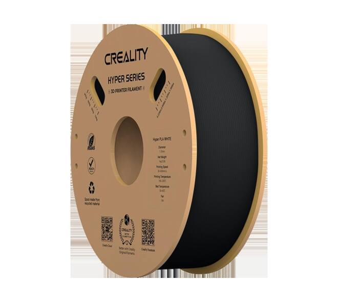 3D Filament Creality Hyper PLA 1.75mm zwart 1kg