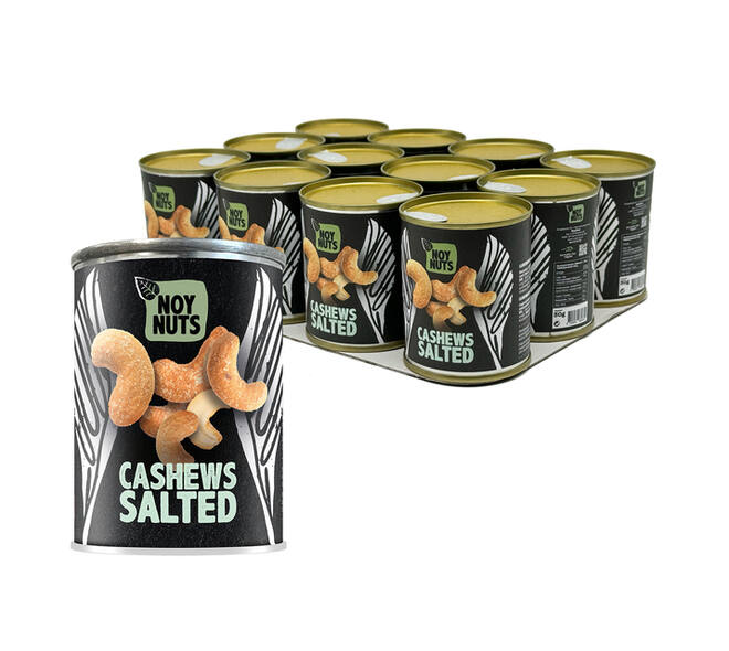 Cashewnoten NoyNuts gezouten blik 40 gram
