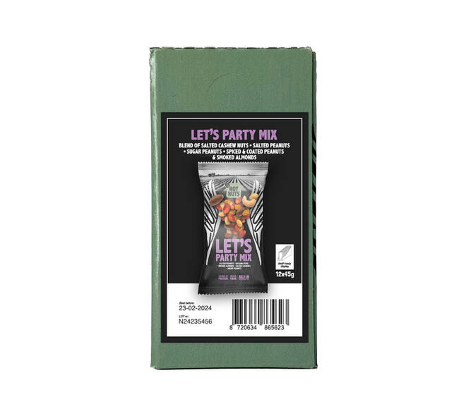 Noten NoyNuts let's party mix zak 45 gram