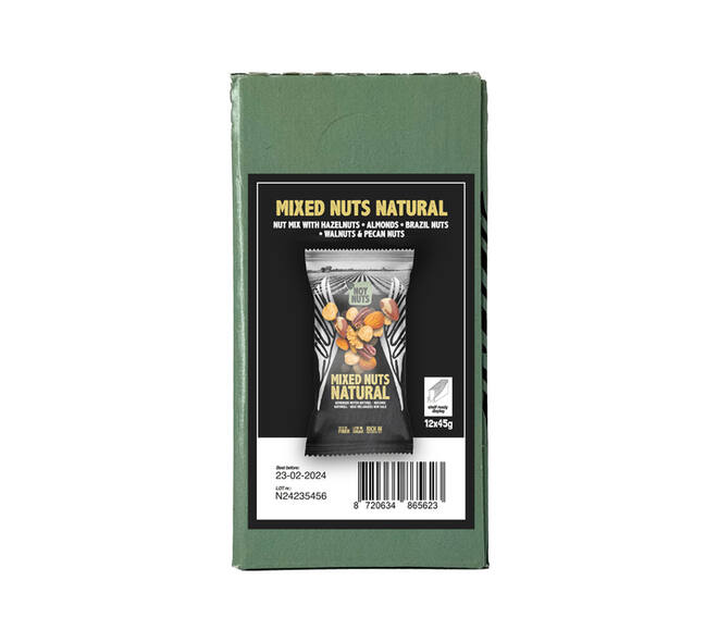 Noten NoyNuts naturel mix zak 45 gram