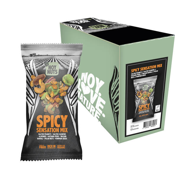 Noten NoyNuts spicy sensation mix zak 45 gram