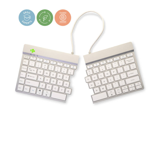 Toetsenbord R-Go Split Break QWERTY WL Wit