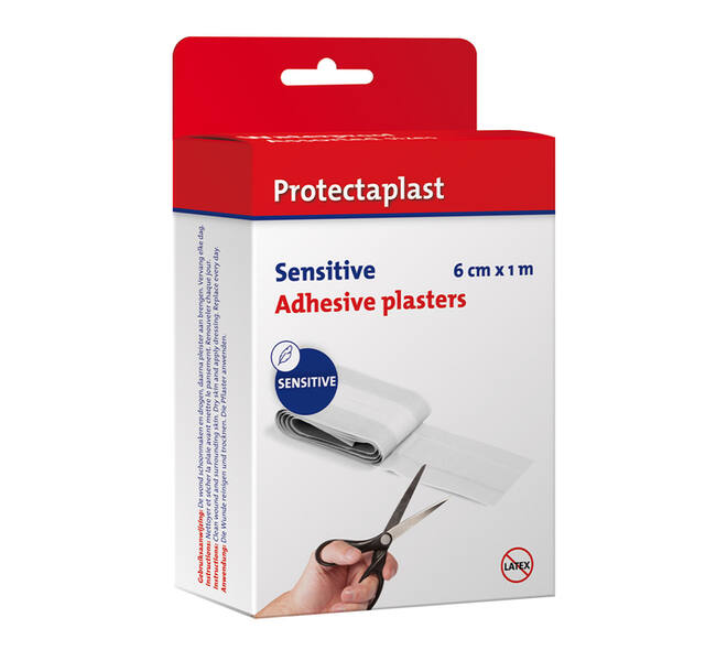 Pleister voor de gevoelige huid Protectaplast 6cmx1m