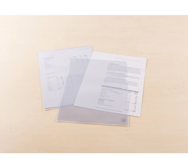 Insteekmap L-model Oxford A4 PVC 140µ glashelder 100 stuks
