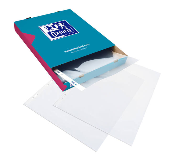 Showtas Oxford  A4 PP 90µ glashelder 100 stuks