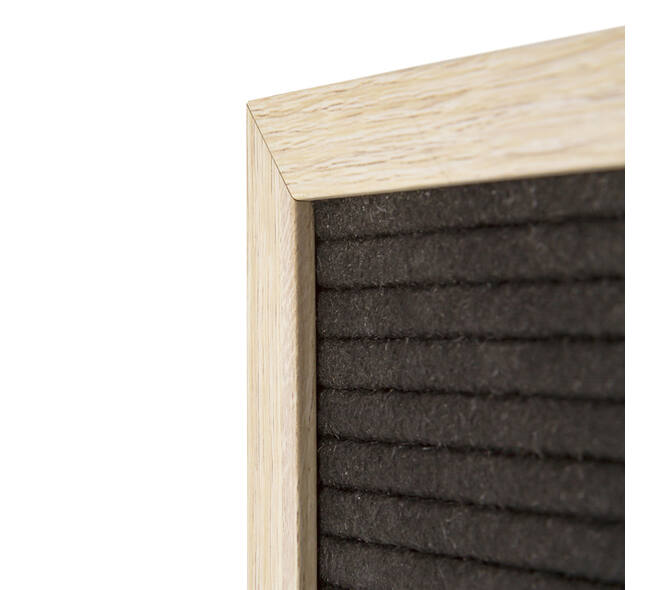 Letterbord IEZZY 30x30cm naturel hout