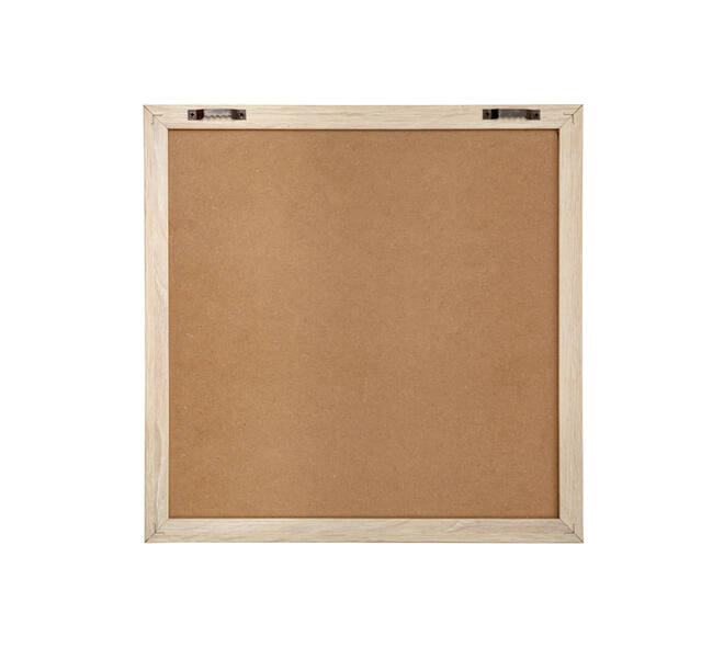 Letterbord IEZZY 30x30cm naturel hout