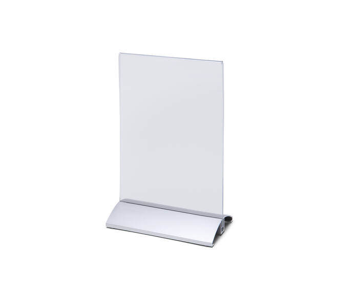 Menukaarthouder IEZZY staand A5 aluminium voet