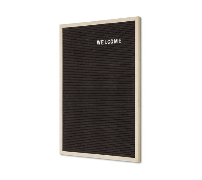 Letterbord IEZZY 40x60cm naturel hout