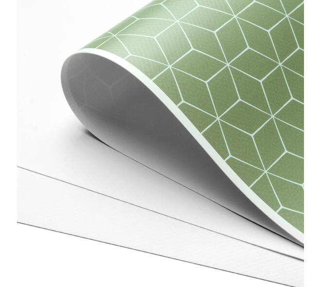 Placemat IEZZY hexagon groen 6 stuks