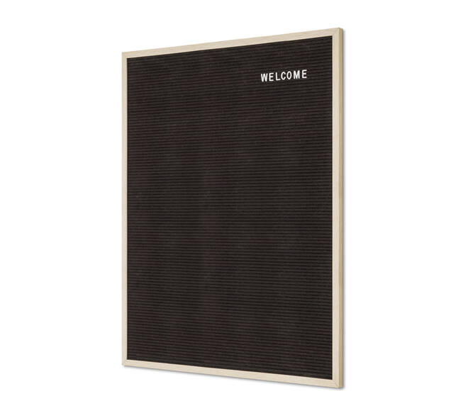 Letterbord IEZZY 60x80cm naturel hout