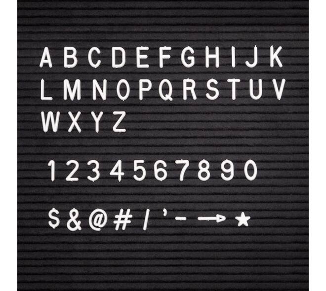 Letterbord IEZZY 60x80cm zwart hout