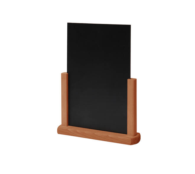 Tafelkrijtbord IEZZY A5 lichtbruin hout