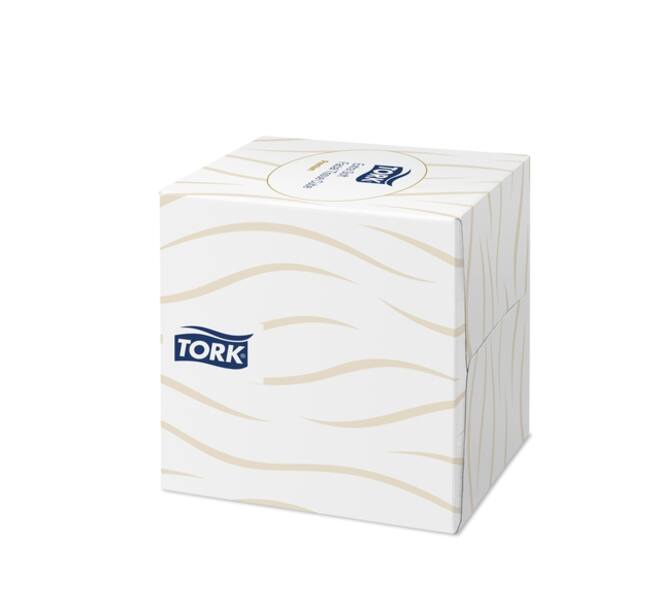 Facial tissues Tork Premium kubus 2-laags 100 vel wit 140278