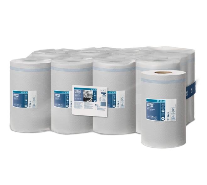 Poetspapier Tork M3 Reflex Advanced 1-laags 343 vel wit 473246