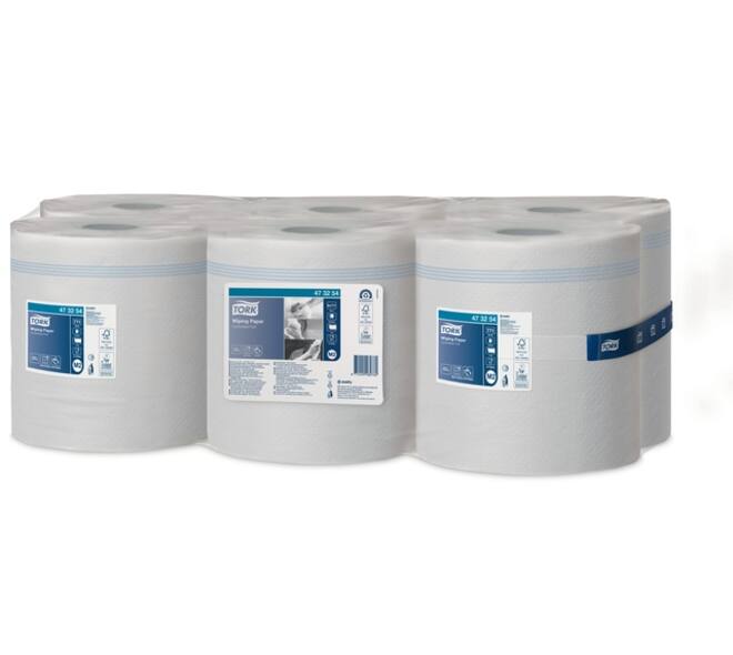 Poetspapier Tork M2 Advanced 1-laags 270m wit 473254
