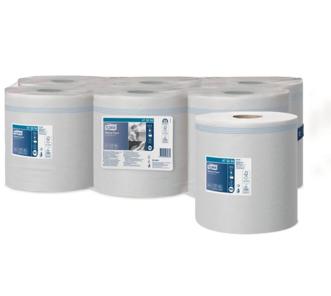 Poetspapier Tork M2 Advanced 1-laags 270m wit 473254