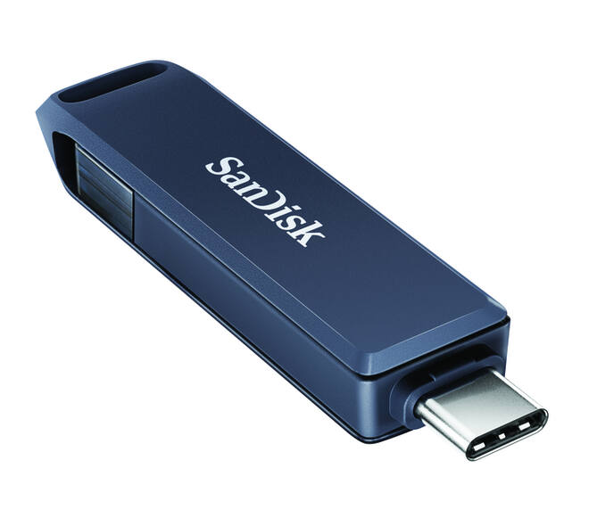 Phone Drive 128GB lightning- USB-C blauw