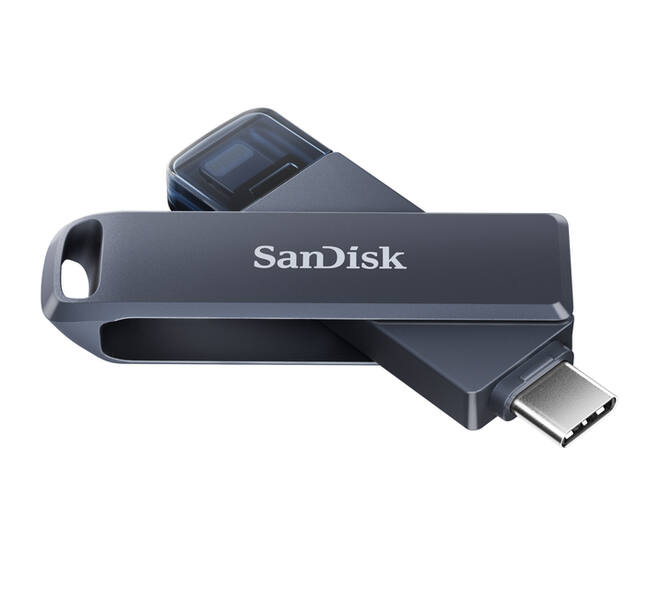 Phone Drive 64GB lightning- USB-C blauw