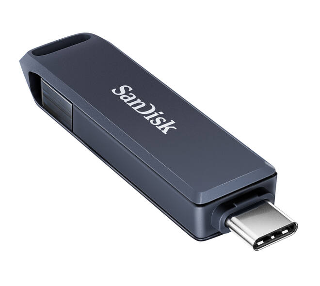 Phone Drive 256GB lightning- USB-C blauw