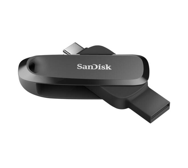 Phone Drive 128GB USB-C 3.2 USB-A zwart