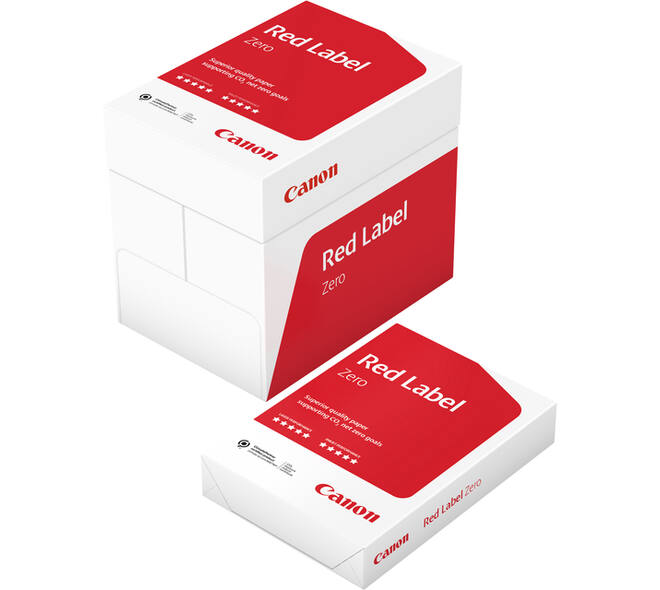 Kopieerpapier Canon Red Label Zero A4 80gr wit 500 vel