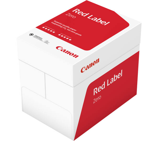 Kopieerpapier Canon Red Label Zero A4 80gr wit 500 vel