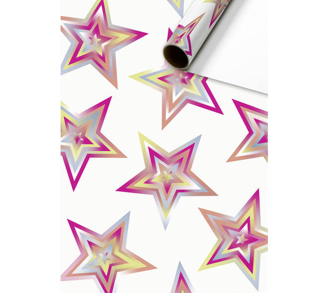 Inpakpapier Stewo Dazzling Yule 200x70cm assorti